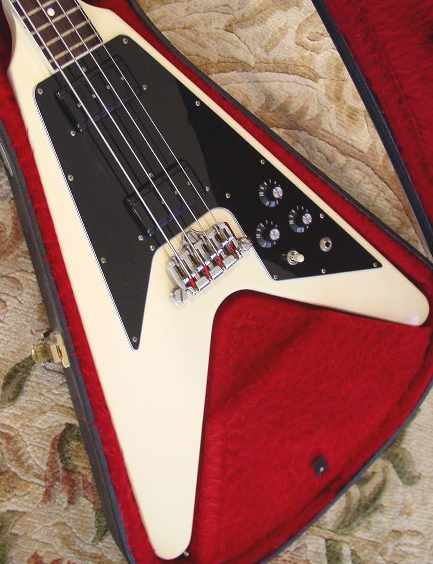 flying v bass pickguard